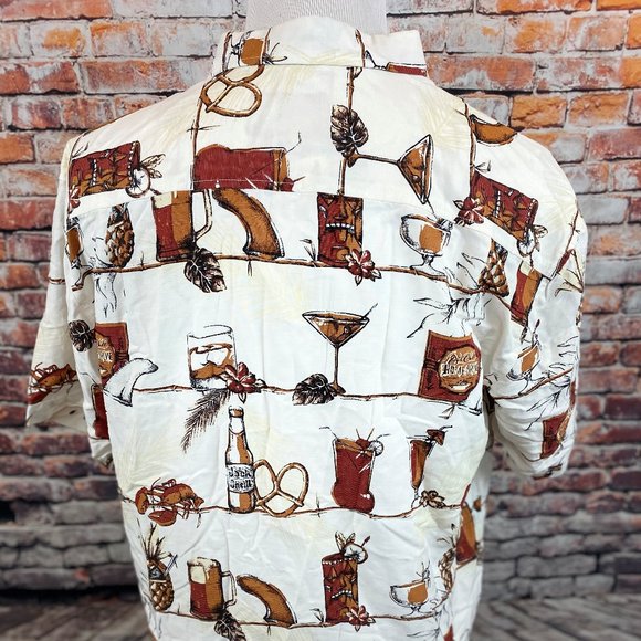 Jack O'Neill Collection Beer Lobster Print Shirt L - Picture 3 of 5